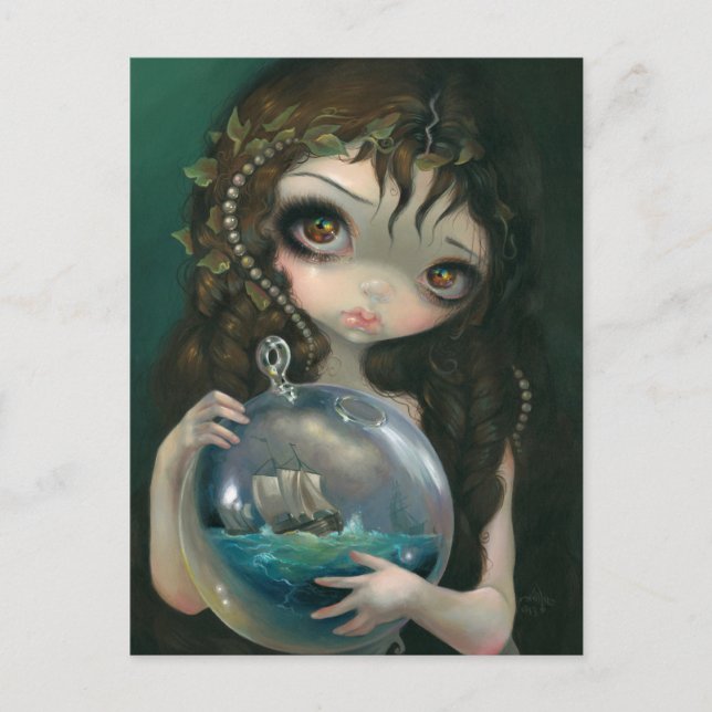 Carte postale "Microcosme : Paysage marin" (Devant)