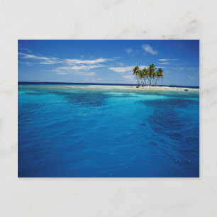 Carte Postale Micronésie, Tonowas, Vue d'un tropical idyllique