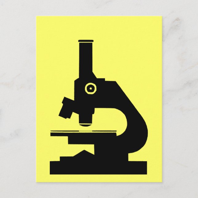 Carte Postale Microscope (Devant)