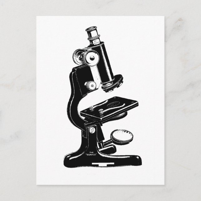 Carte Postale Microscope (Devant)