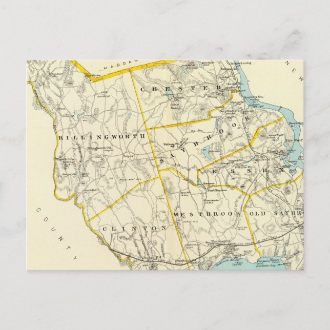 Carte Postale Middlesex Co (Devant)