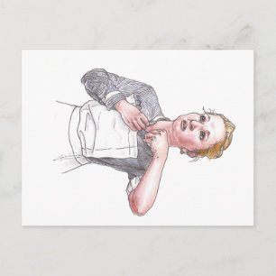 Carte Postale Middlesex Hospital Nurse Dressing For Duty