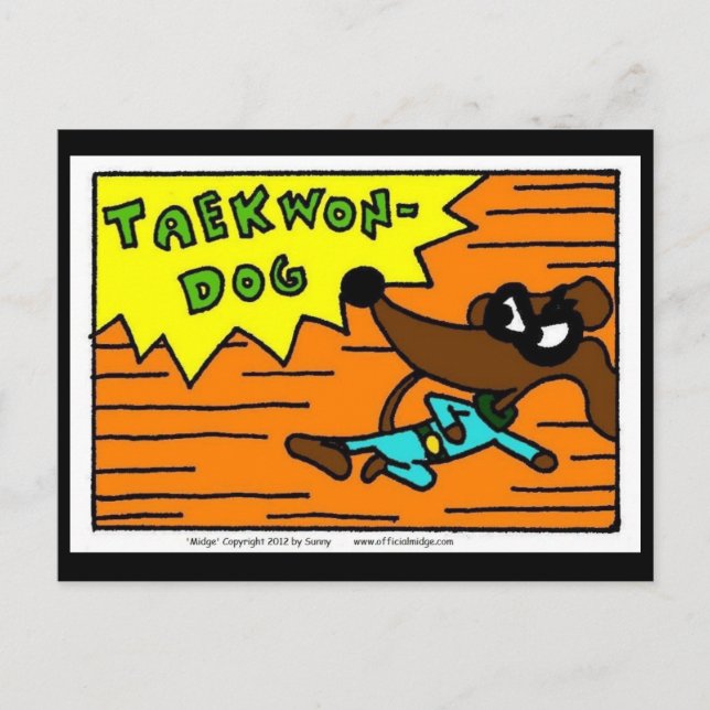 Carte postale Midge TAEKWON-DOG (Devant)