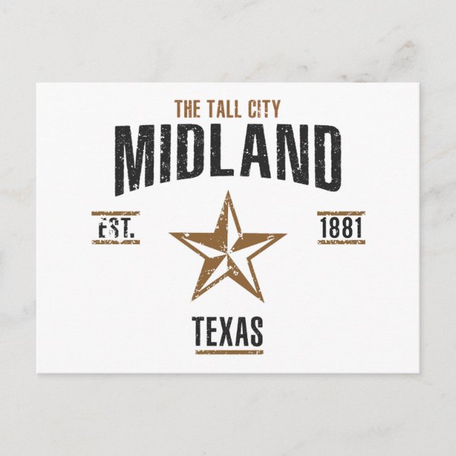 Carte Postale Midland (Devant)