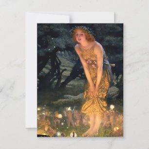 Carte Postale "Midsummer Eve" par Edward Robert Hughes