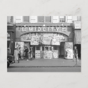 Carte Postale Midtown Movie Theatre, 1937