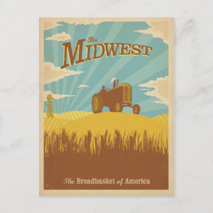 Carte Postale Midwest   Le grenier de l'Amérique