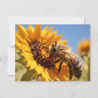 Miel abeille polinant tournesol