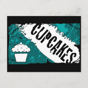 Carte Postale miettes cupcakes