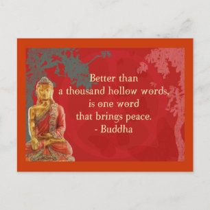 Carte Postale Mieux qu'un millier de mots creux...