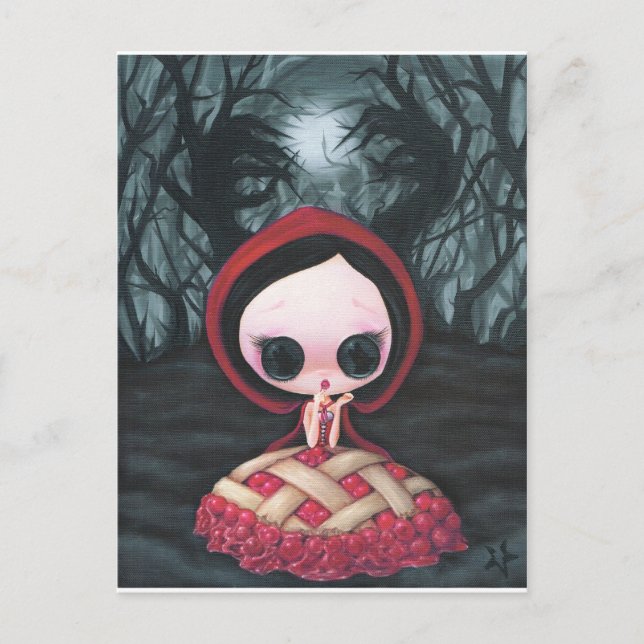 Carte Postale Mieux vaut manger avec (Devant)