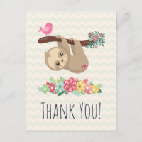 Mignon paresseux brun pendu à l'envers merci