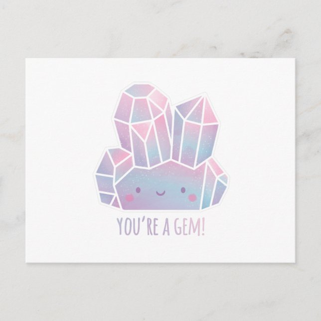 Carte Postale Mignon Vous Êtes Une Perle Encouragement (Devant)