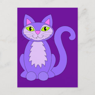 Carte postale mignonne chatte mignonne chatte pour
