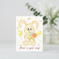 Mignonne Lapin pour une ambiance positive Poster
