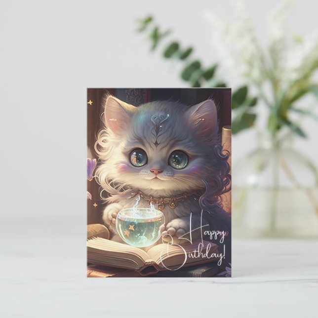 Carte Postale Mignonne Princesse Kitten (Debout devant)