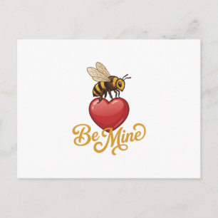 Carte Postale Mignonne, sois mienne, nid d'abeilles