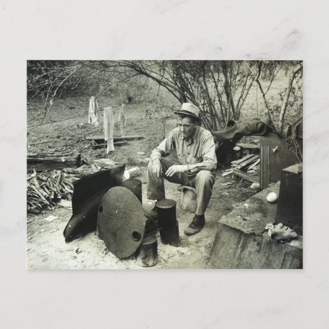 Carte Postale Migrant au Texas, 1939 (Devant)