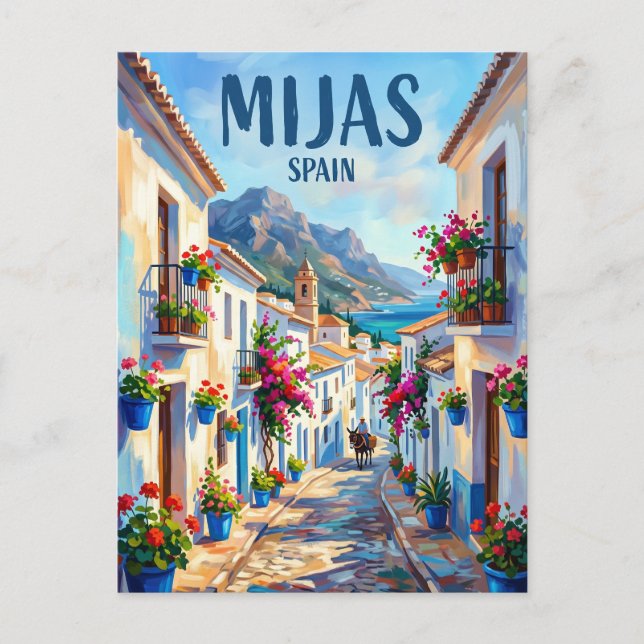 Carte Postale Mijas Espagne (Devant)