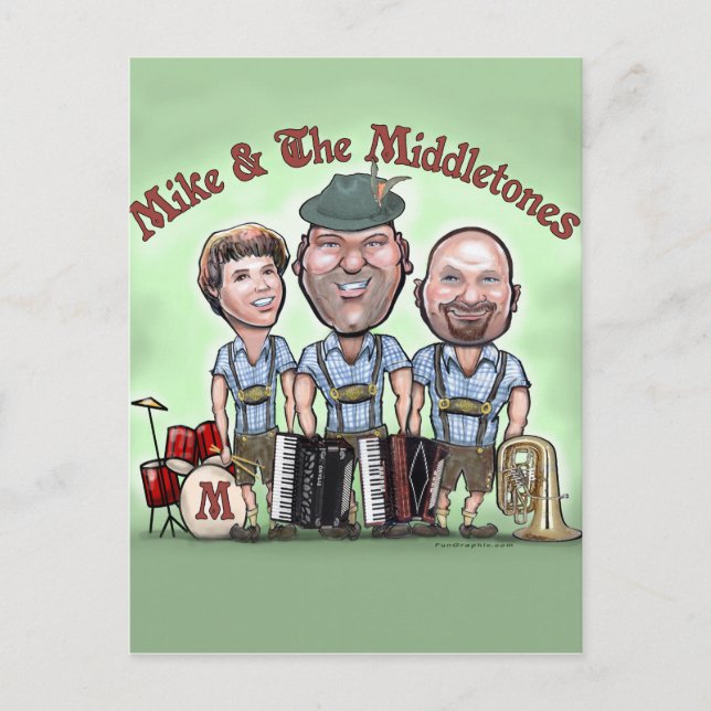 Carte Postale Mike & The Middletones à Fest (Devant)