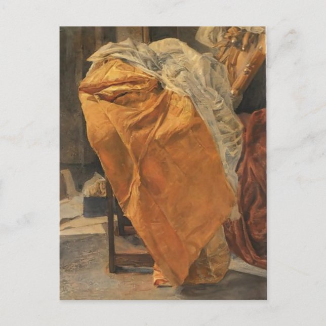 Carte Postale Mikhail Vrubel - Encore la vie. Tissus. (Devant)