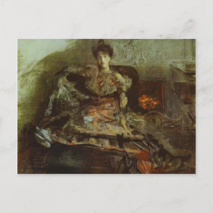 Carte Postale Mikhail Vrubel - Portrait de Nadejda Zabela