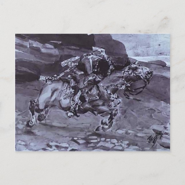 Carte Postale Mikhail Vrubel - Rider (Devant)