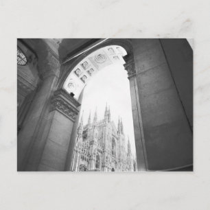 Carte Postale Milan Italie, Galerie Vue du Duomo