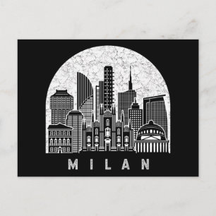Carte Postale Milan Italy