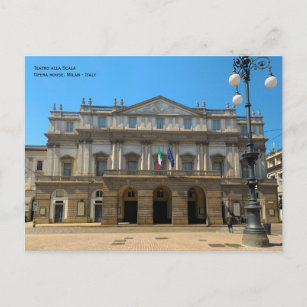 Carte Postale Milano, Italie - Théâtre La Scala, opéra