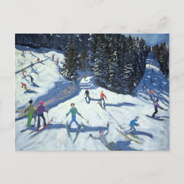 Carte Postale Milieu de la matinée sur la piste 2004 (Devant)