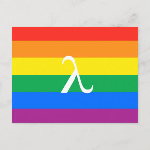 Carte Postale Militantisme pour la fierté gay