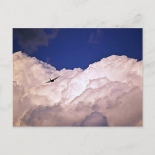 Carte Postale Military Transport Airplane by Shirley Taylor