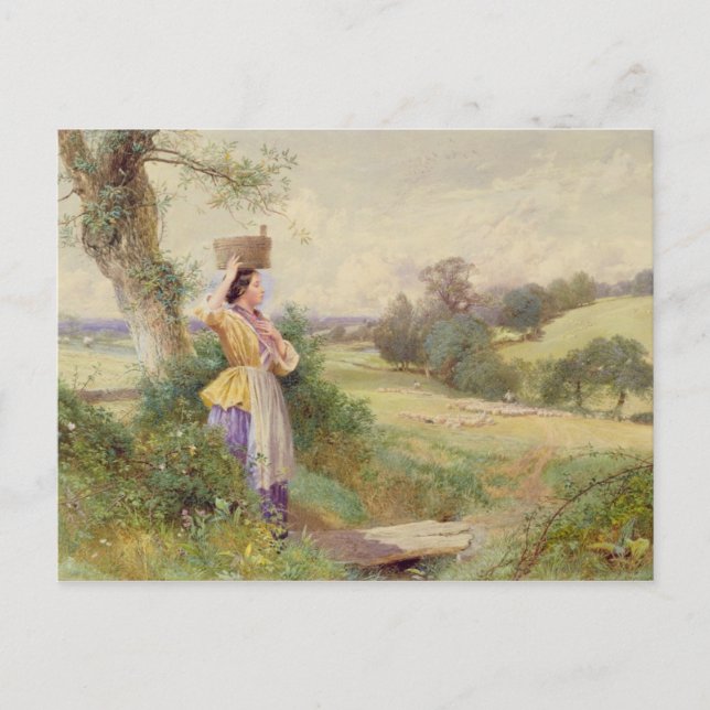 Carte Postale Milkmaid 1860 (Devant)