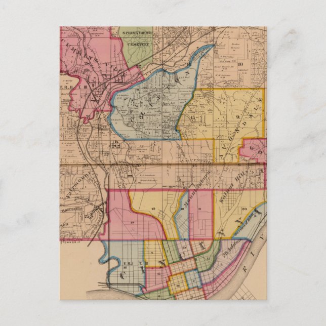 Carte Postale Mill Creek, Ohio (Devant)