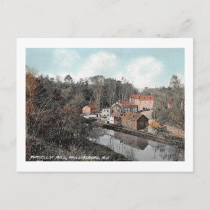 Carte Postale Mill, Morris Canal, Phillipsburg NJ Vintage