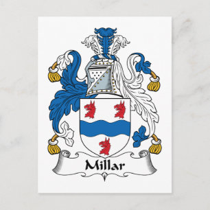 Carte Postale Millar Family Crest