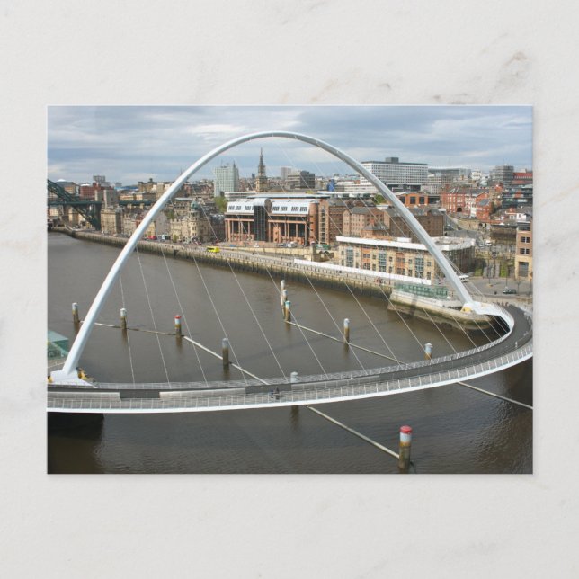 Carte Postale Millenium Bridge Newcastle  England Post Card (Devant)