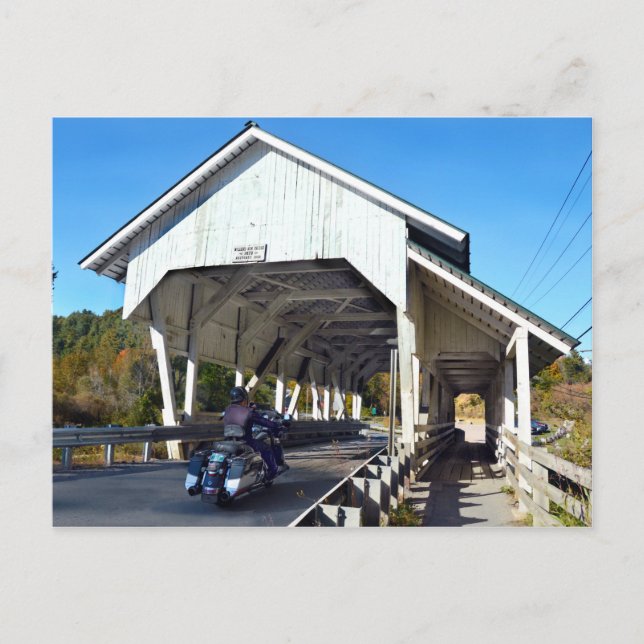 Carte Postale Miller's Run Covered Bridge, Lyndon, Vermont (Devant)