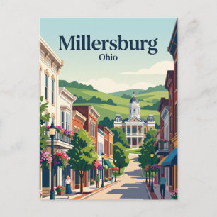 Carte Postale Millersburg, Ohio