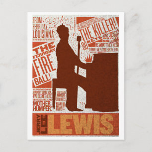 Carte Postale Million Dollar Quartet Type Lewis