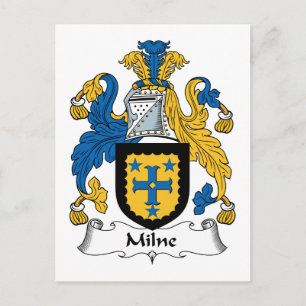 Carte Postale Milne Family Crest
