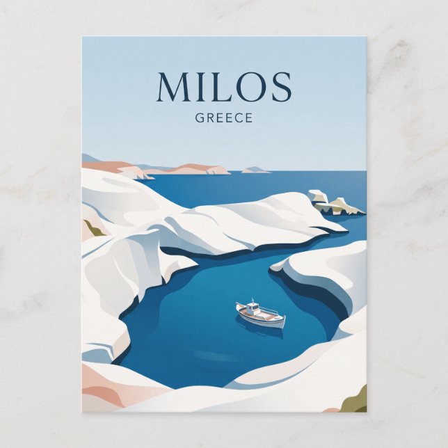 Carte Postale Milos Grèce (Devant)
