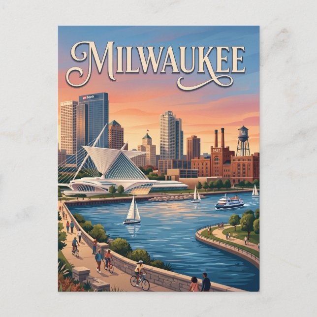 Carte Postale Milwaukee Wisconsin (Devant)