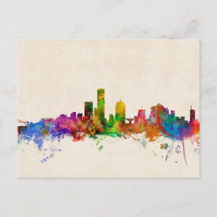 Carte Postale Milwaukee Wisconsin Skyline