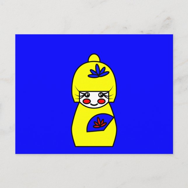 Carte postale Mimi (Poupée Kokeshi) (Devant)