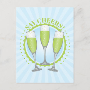 Carte postale Mimosa Green Champagne Glaces