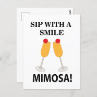 Mimosa Sip Avec Le Sourire Mimosa