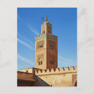 Carte Postale Minaret à Fès Maroc Voyage