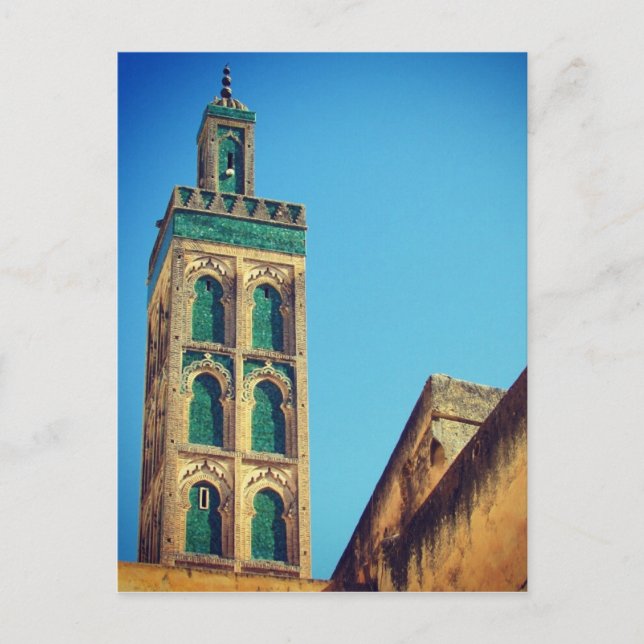 Carte Postale minaret fes (Devant)